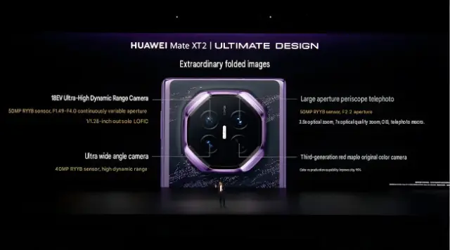 Huawei has introduced the Mate XT 2 with a tri-fold display and a new chipset
